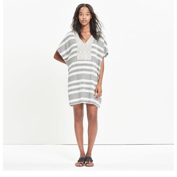 Madewell Medium Large Sahara Shift Dress Beach Slip Lined Cotton Womens READ - Picture 1 of 16